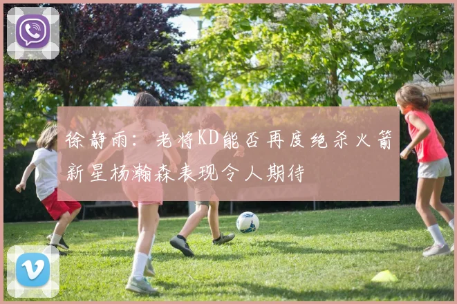 徐静雨：老将KD能否再度绝杀火箭新星杨瀚森表现令人期待